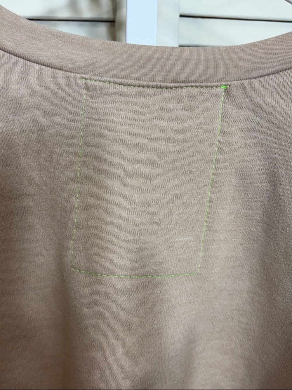 Aviator Nation Beige Fleeced Sweatshirt with Gold Heart Small - Picture 5 of 8